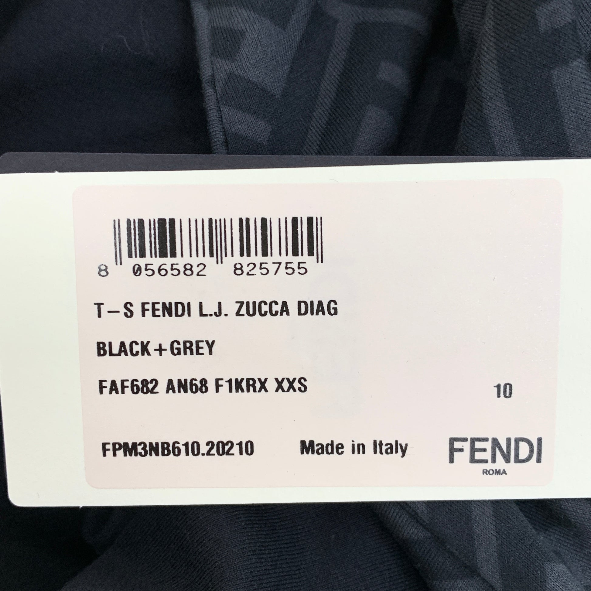 Fendi Jersey T-shirt in Yellow