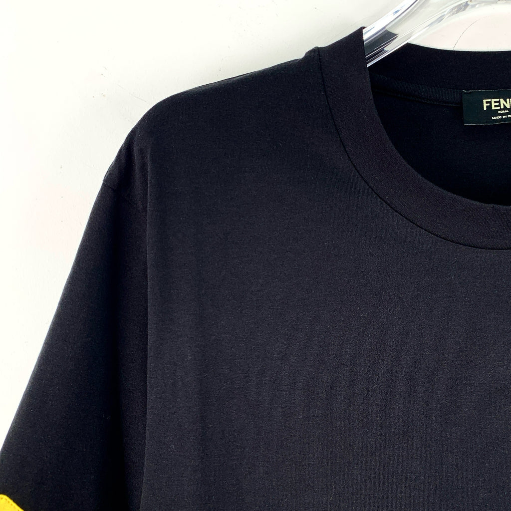 Fendi Jersey T-shirt in Yellow