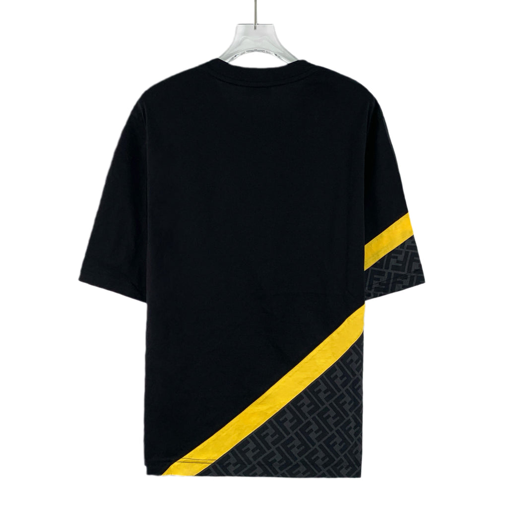 Fendi Jersey T-shirt in Yellow