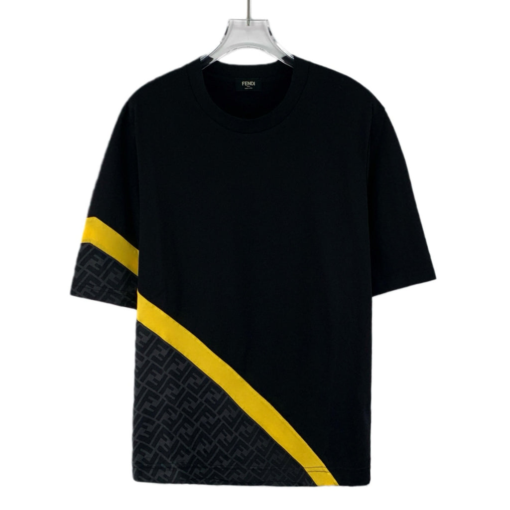 Fendi Jersey T-shirt in Yellow