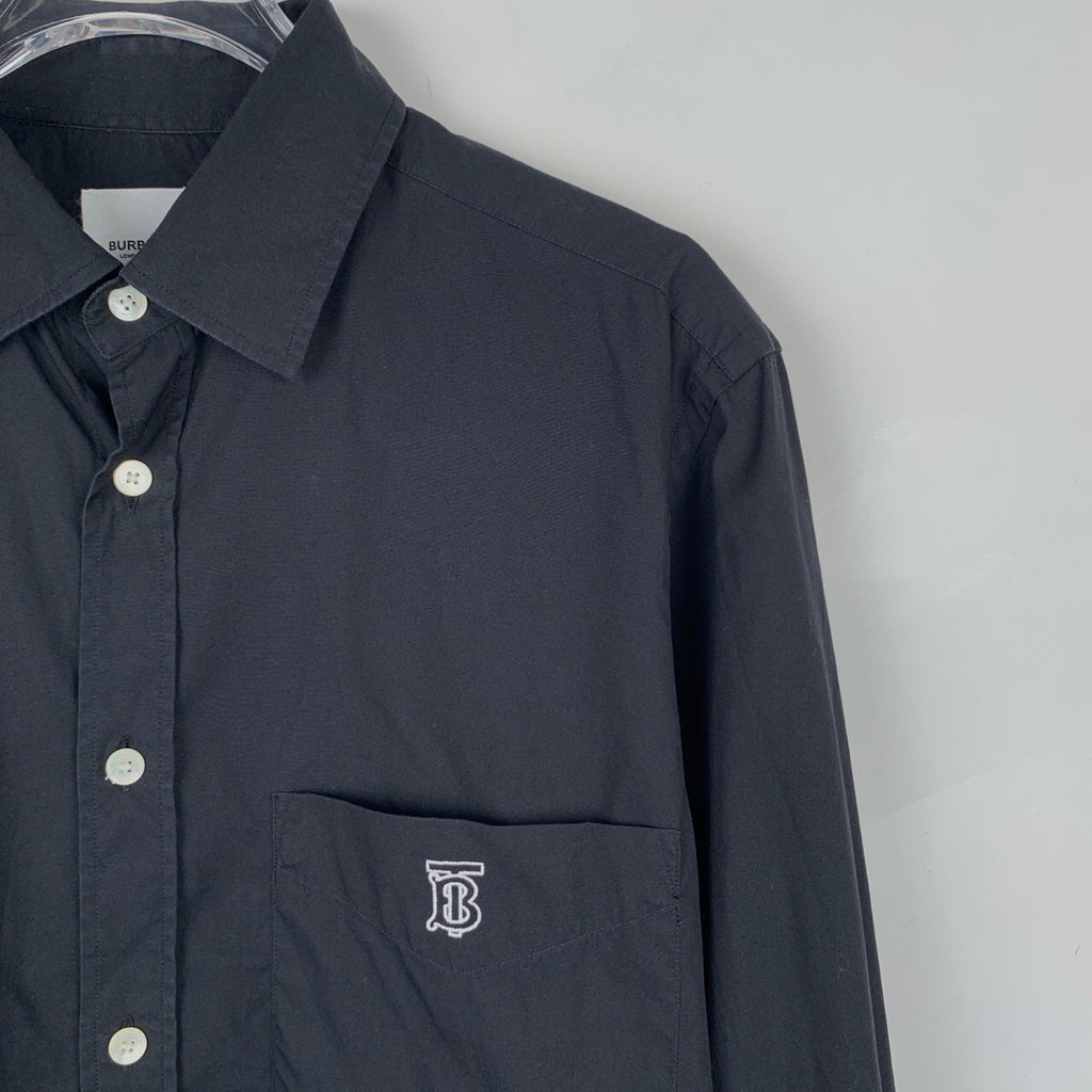 Burberry TB Monogram Long Sleeve Dress Shirt S