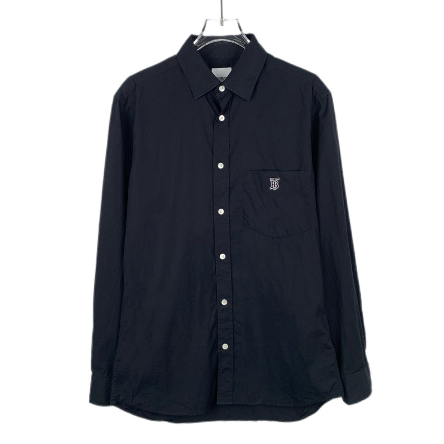 Burberry TB Monogram Long Sleeve Dress Shirt S