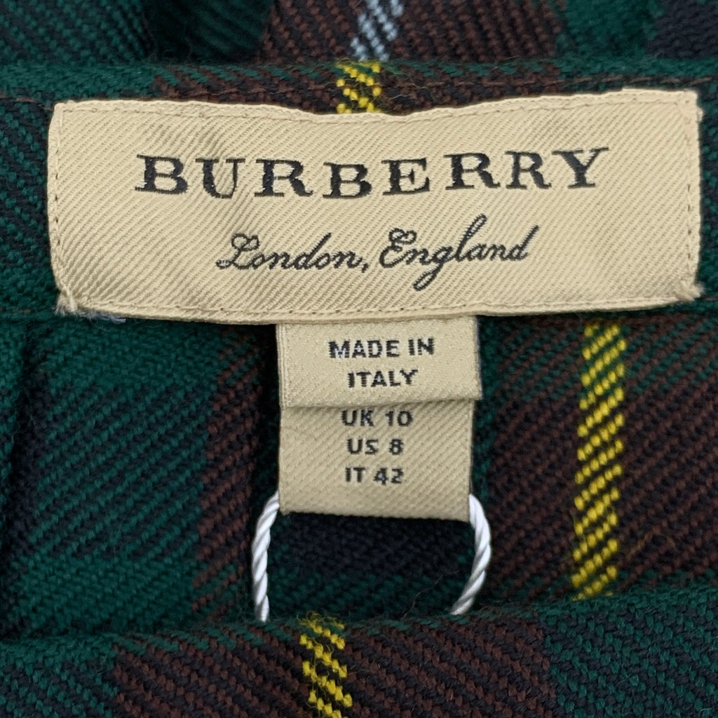 Burberry Burberry Women's Color Block Wool Skirt 42