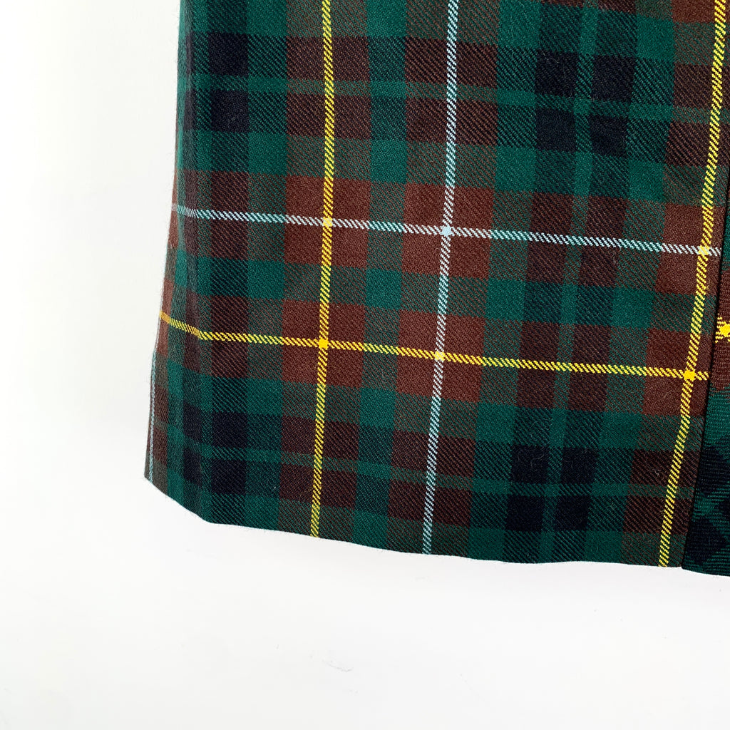 Burberry Burberry Women's Color Block Wool Skirt 42