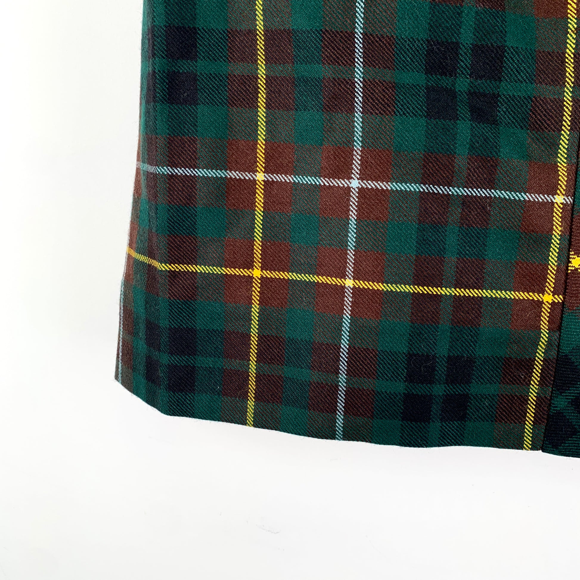 Burberry Burberry Women's Color Block Wool Skirt 42