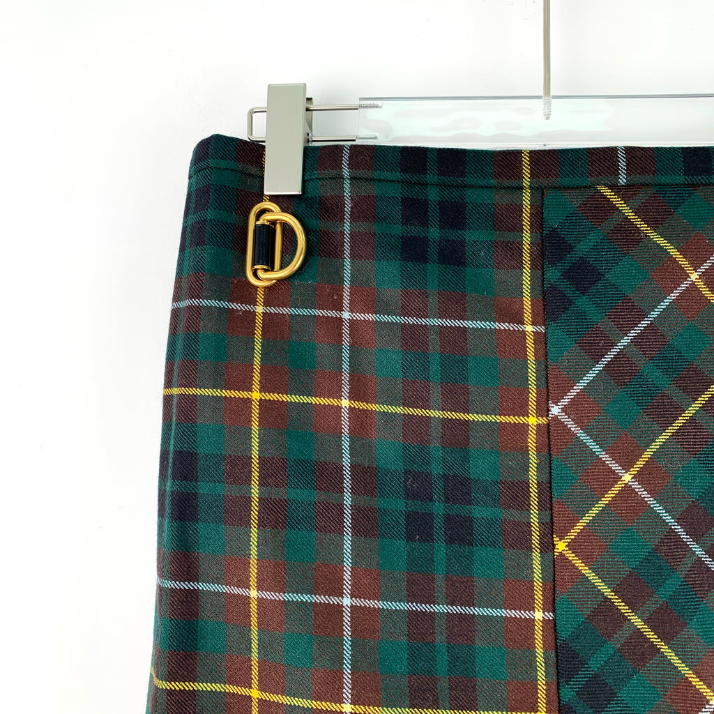 Burberry Burberry Women's Color Block Wool Skirt 42