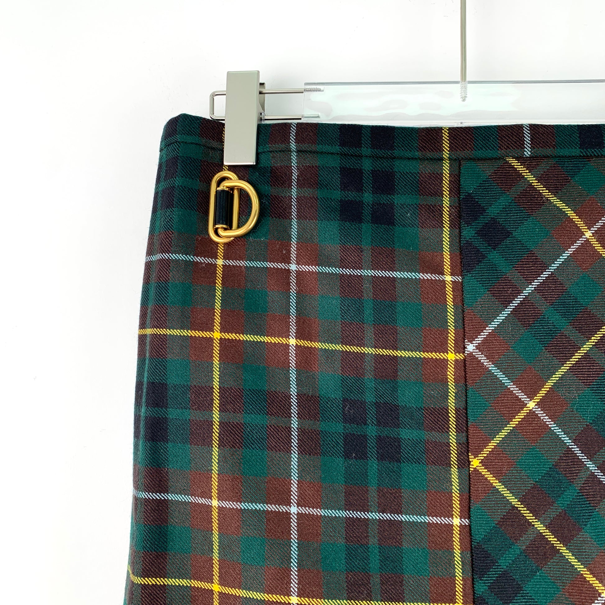 Burberry Burberry Women's Color Block Wool Skirt 42