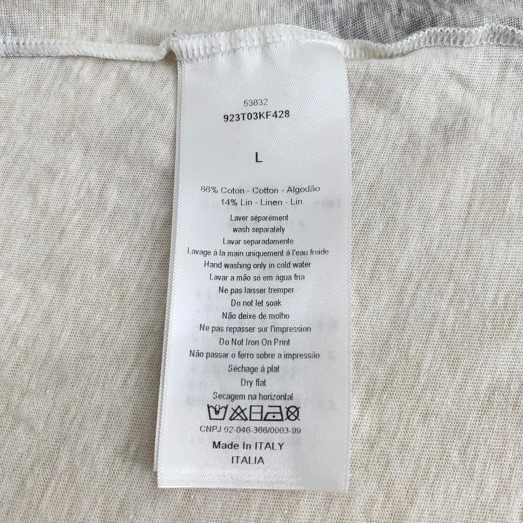 Christian Dior Tie-Dye Print Crew Neck T-Shirt