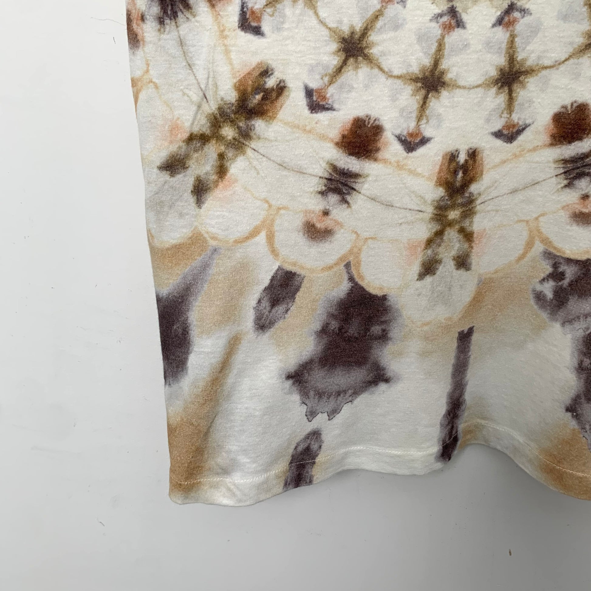 Christian Dior Tie-Dye Print Crew Neck T-Shirt