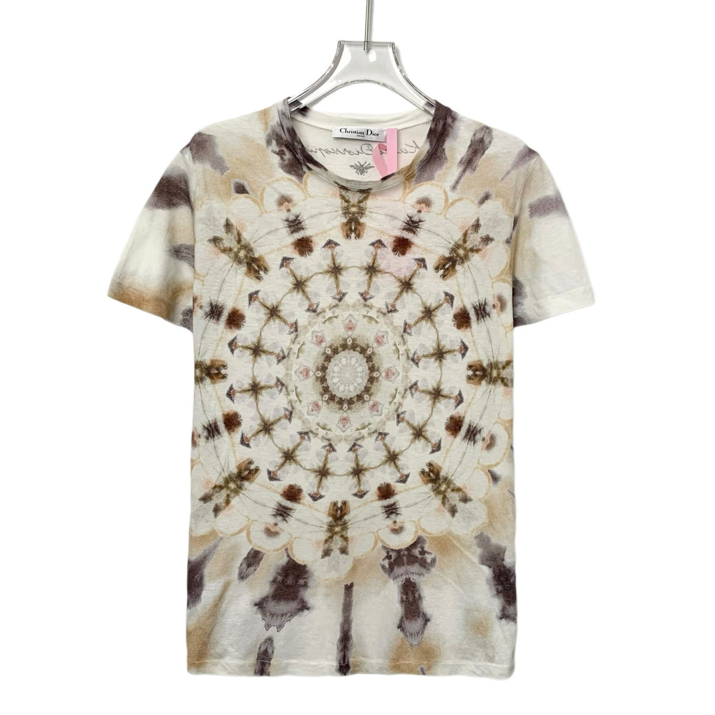 Christian Dior Tie-Dye Print Crew Neck T-Shirt