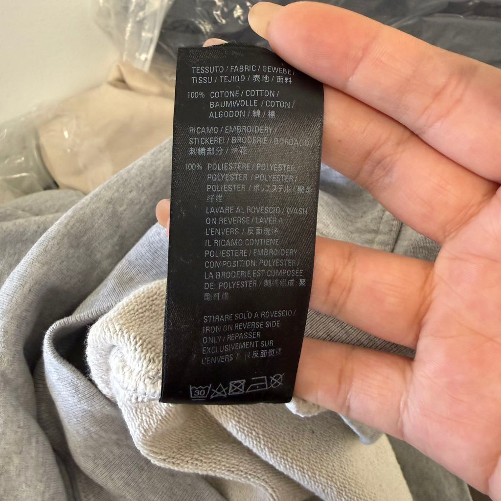 Pre-owned Balenciaga Political Campaign Hoodie in grey cotton.