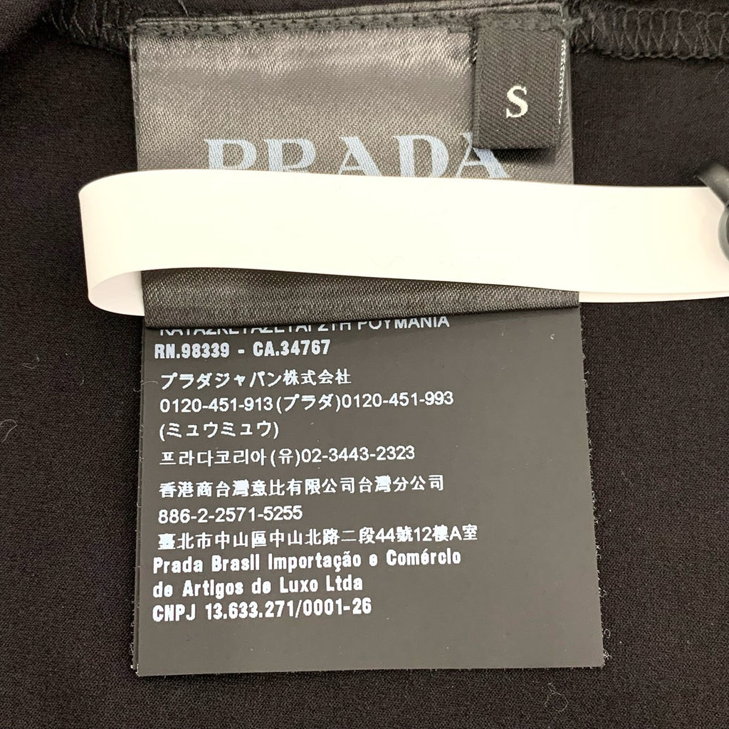 Prada Prada Black Cotton Men's T-Shirt Size S