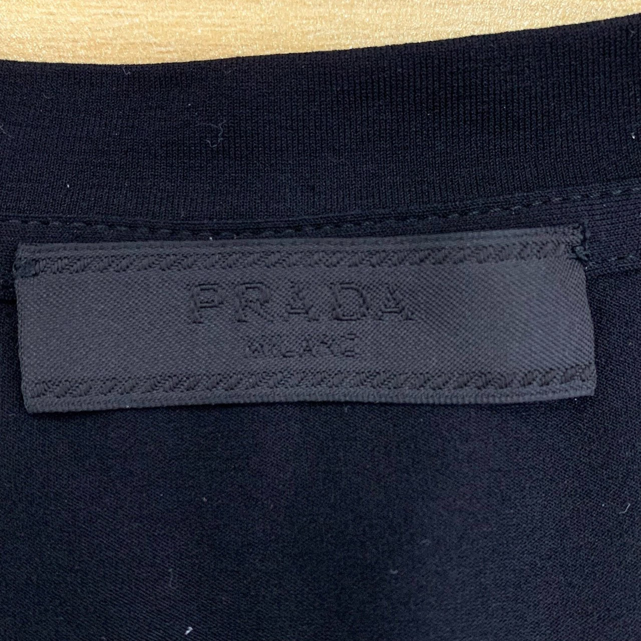 Prada Prada Black Cotton Men's T-Shirt Size S