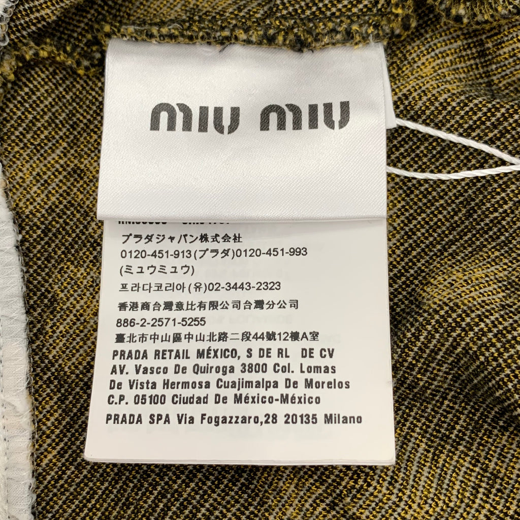 Miu Miu  2020 Floral Print Crop Top S