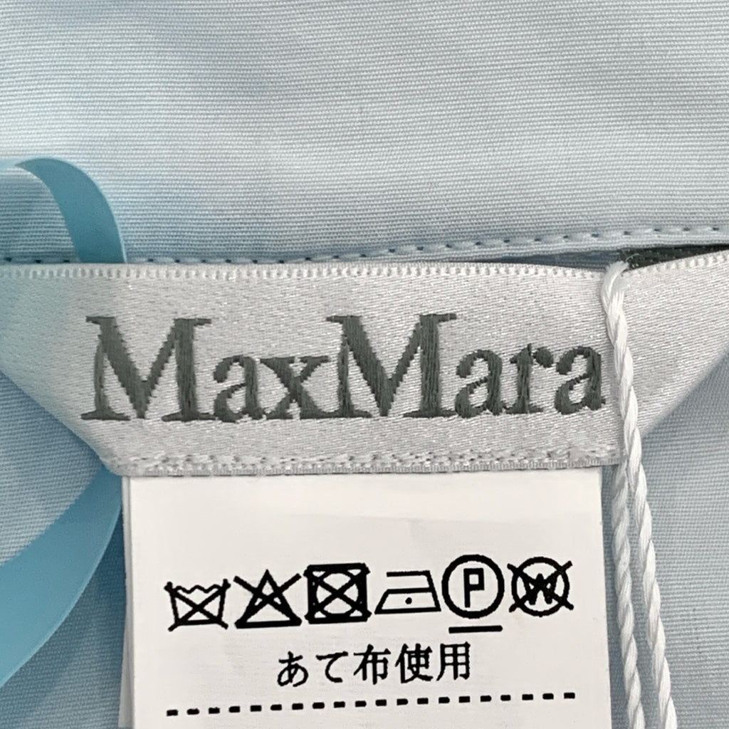 Max Mara V-Neck Long Blue Dresses 42