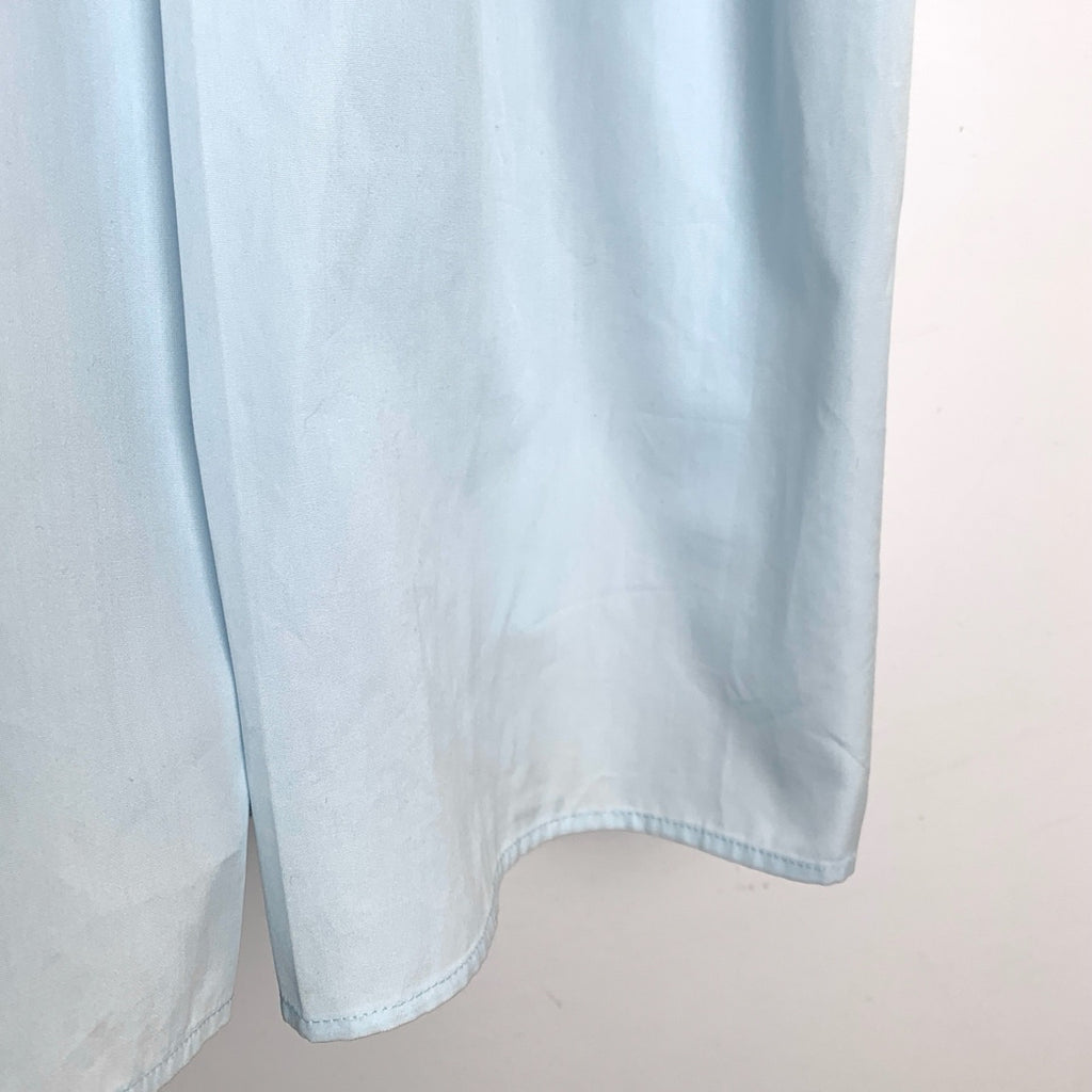 Max Mara V-Neck Long Blue Dresses 42