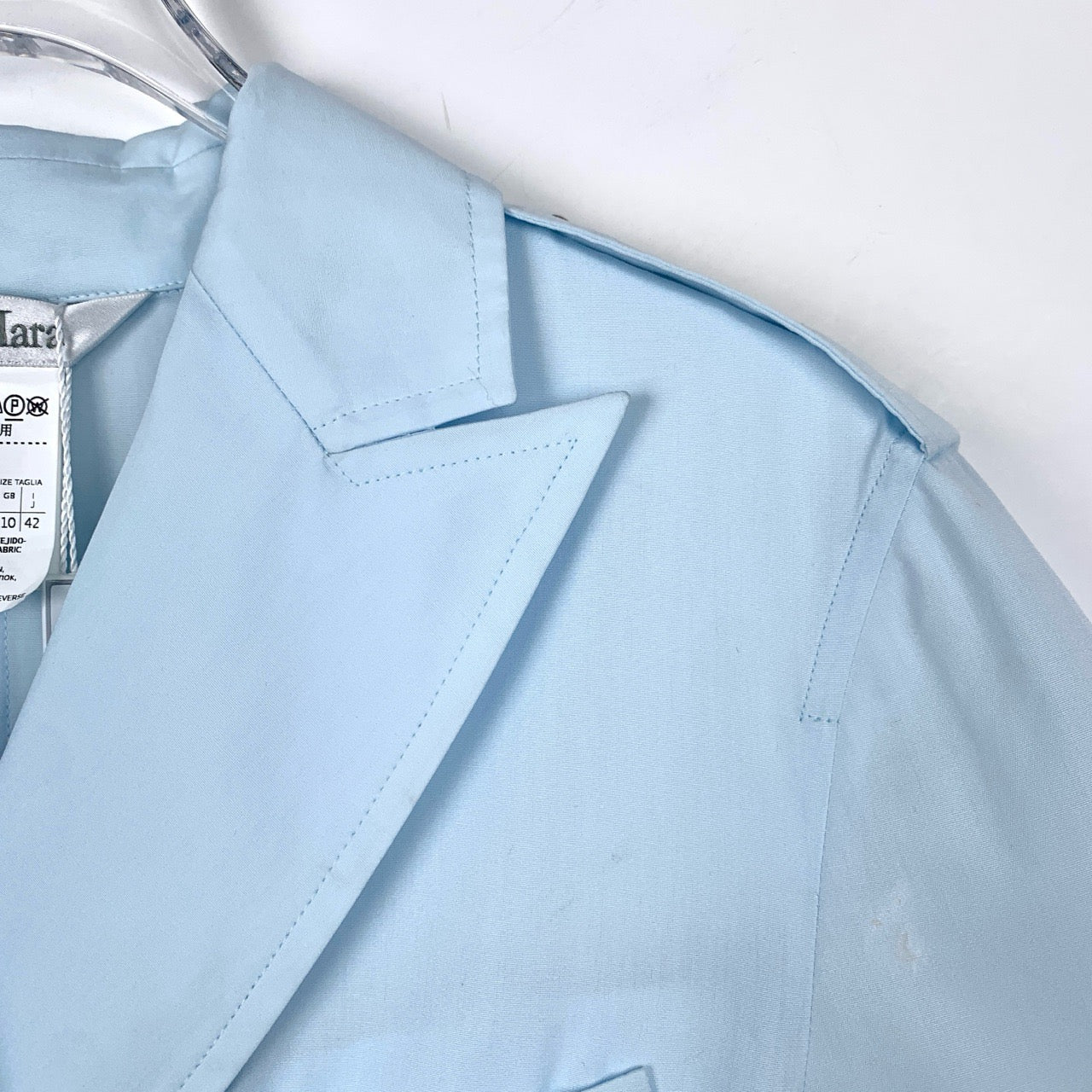 Max Mara V-Neck Long Blue Dresses 42