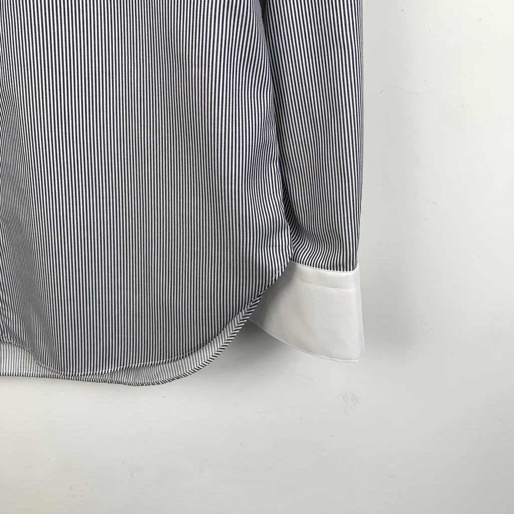 Fendi Fendi Blue Cotton Long Sleeve Shirt  37