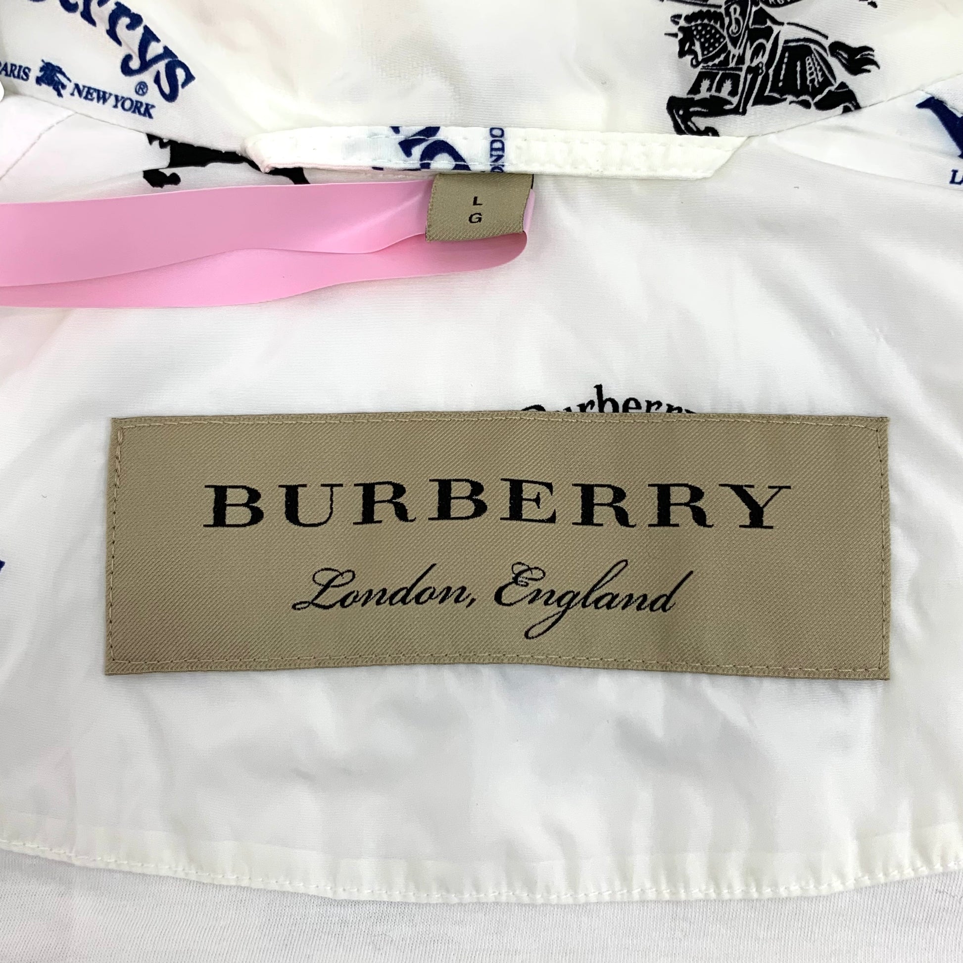 Burberry Striped Blazer - White Jackets L