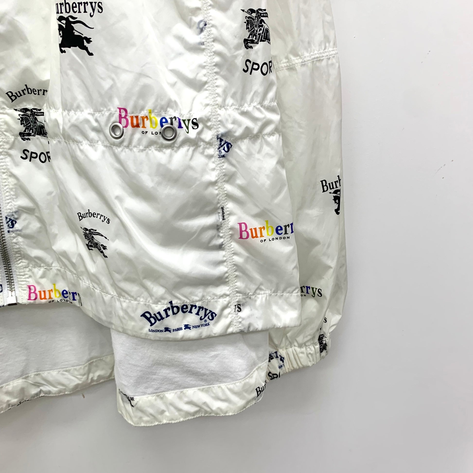 Burberry Striped Blazer - White Jackets L