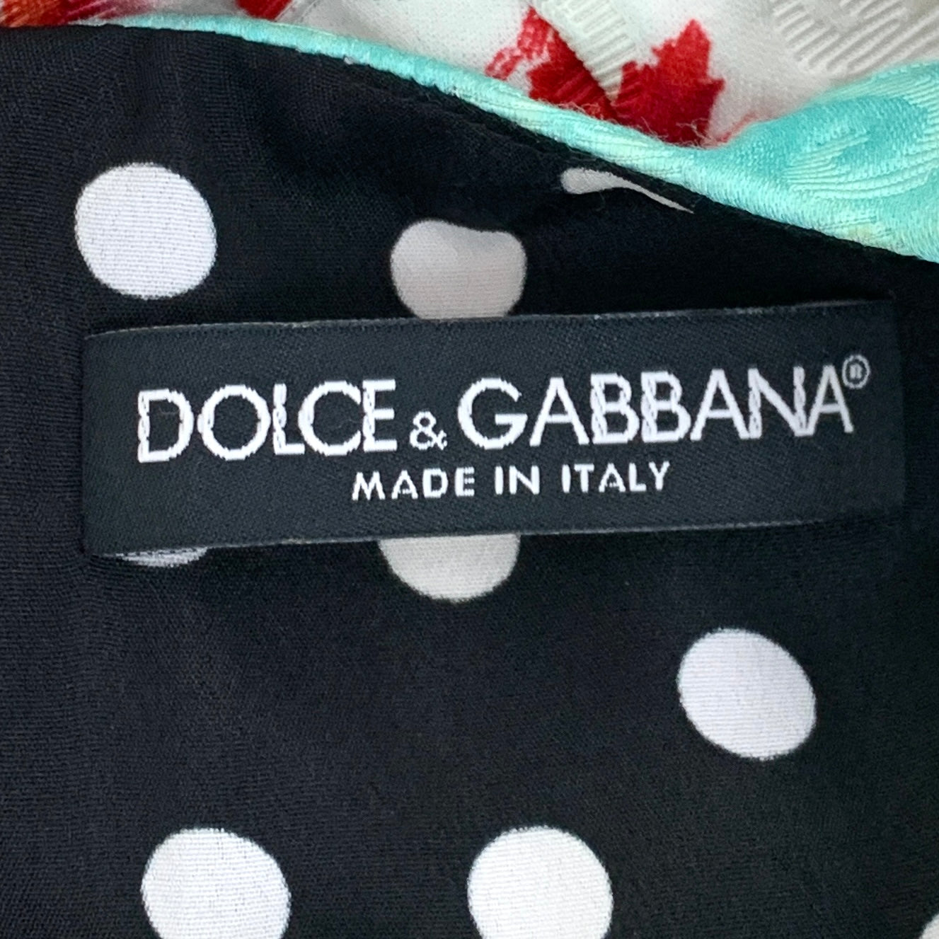 Dolce & Gabbana Multicolor Oriental Fan Print Silk Dress M