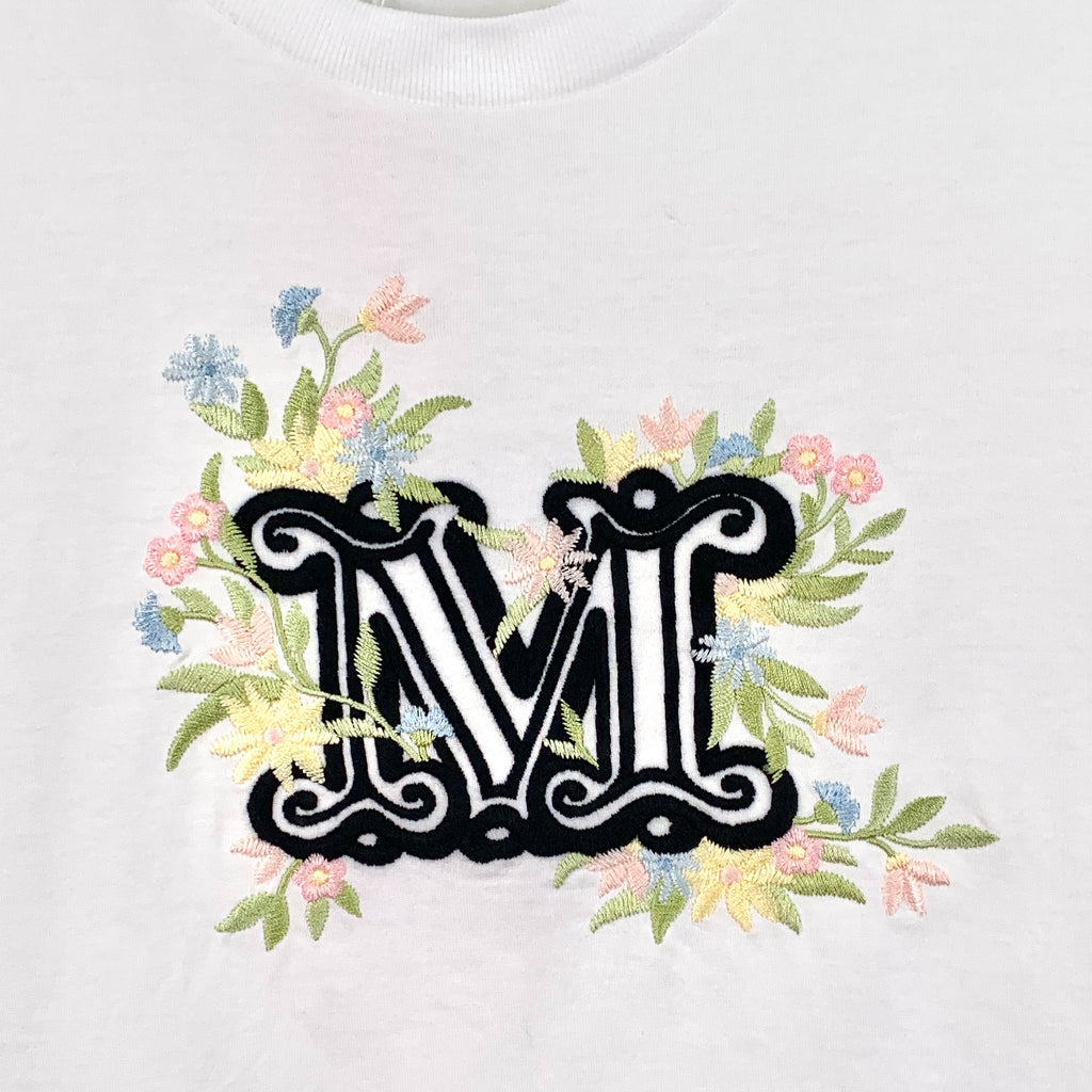 Max Mara - Sacha embroidered cotton T-shirt  M