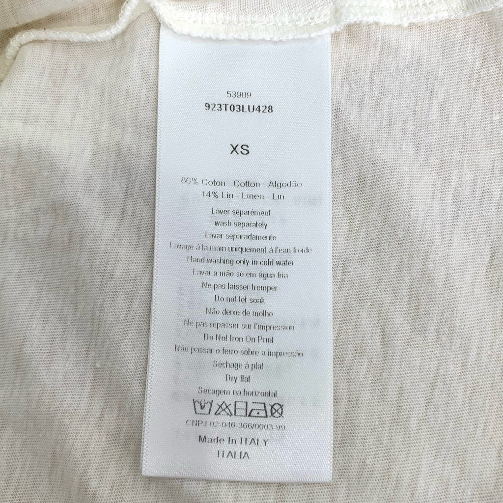 Christian Dior Graphic Print Crew Neck T-Shirt  XS