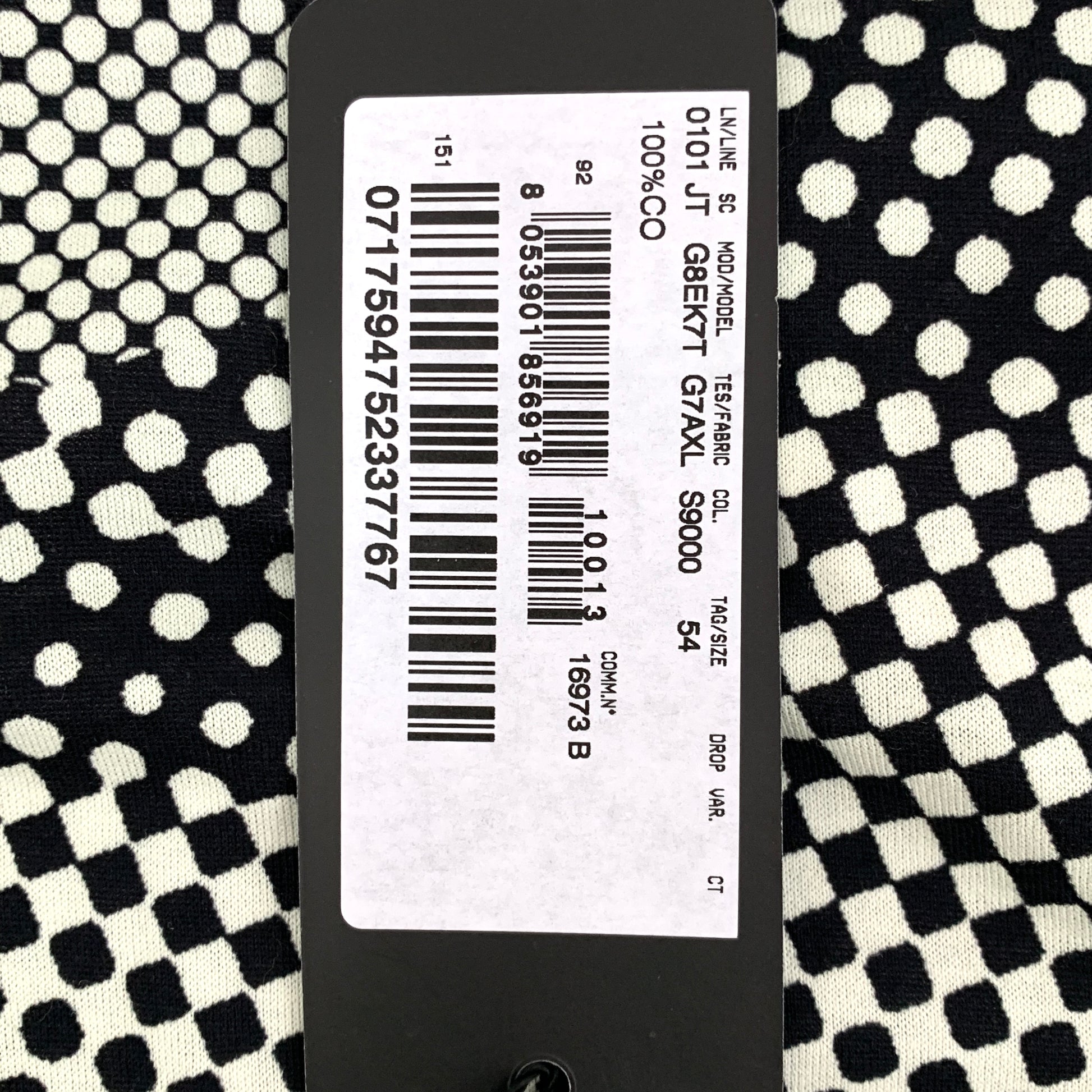 Dolce & Gabbana Polka Dot Print Cotton T-Shirt (XL) WITH TAG
