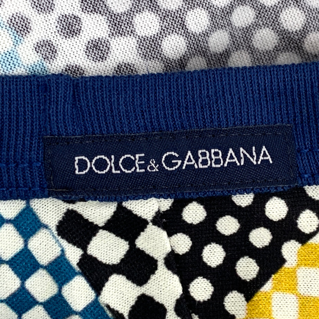 Dolce & Gabbana Polka Dot Print Cotton T-Shirt (XL) WITH TAG