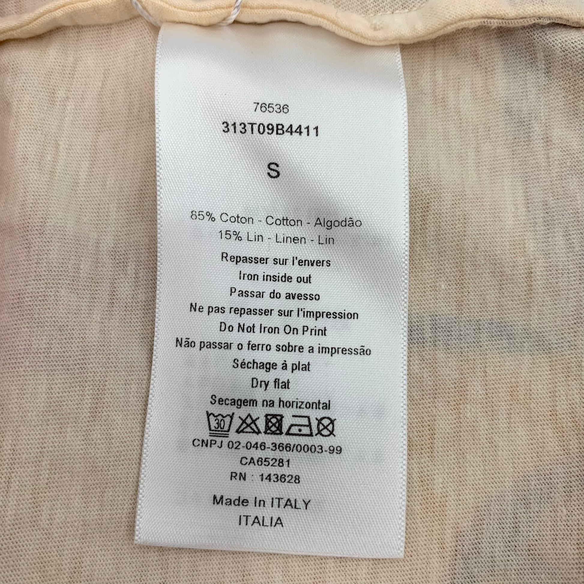 Dior Character Print Cotton T-Shirt Size S