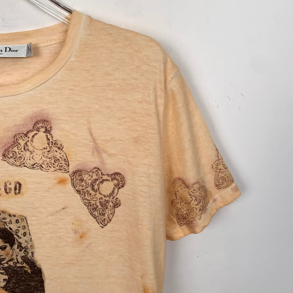 Dior Character Print Cotton T-Shirt Size S