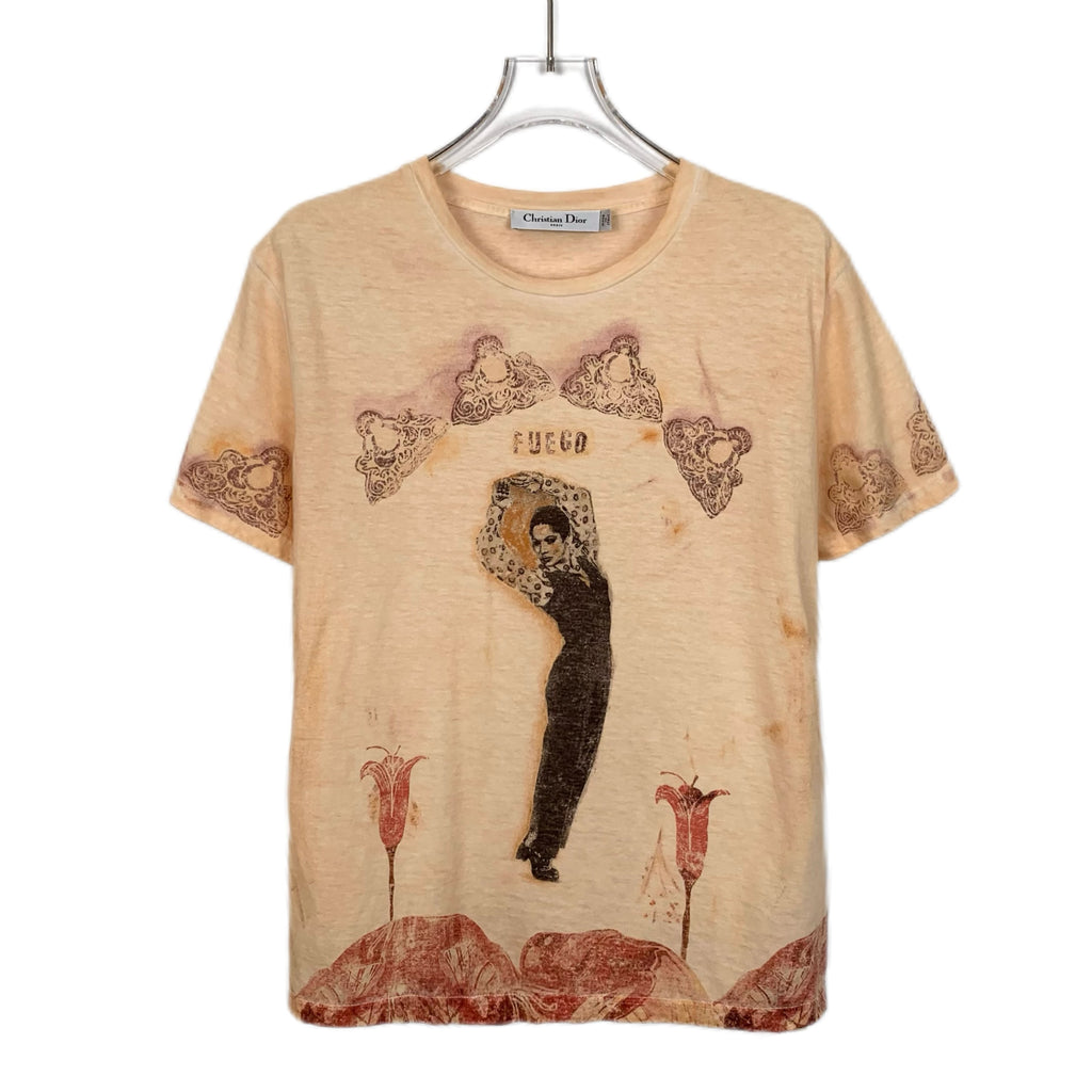Dior Character Print Cotton T-Shirt Size S