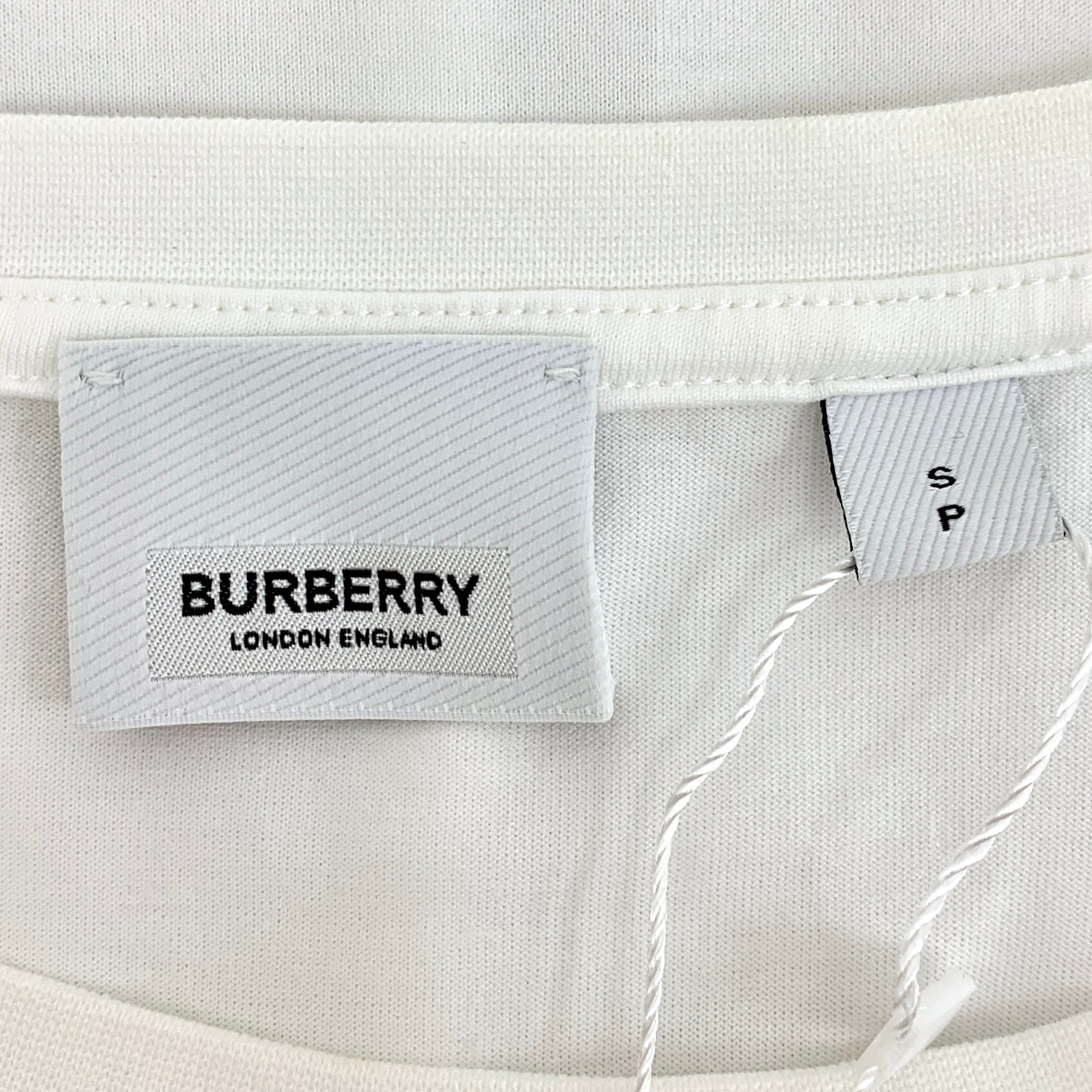 Burberry Monogram Motif Embroidered T-shirt S