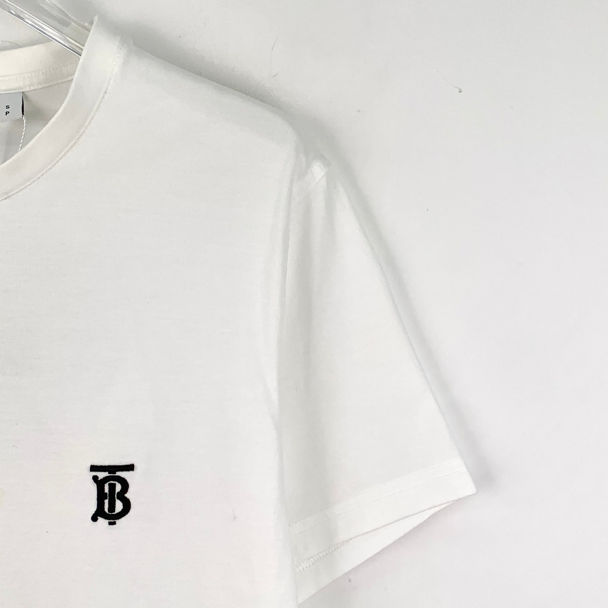Burberry Monogram Motif Embroidered T-shirt S