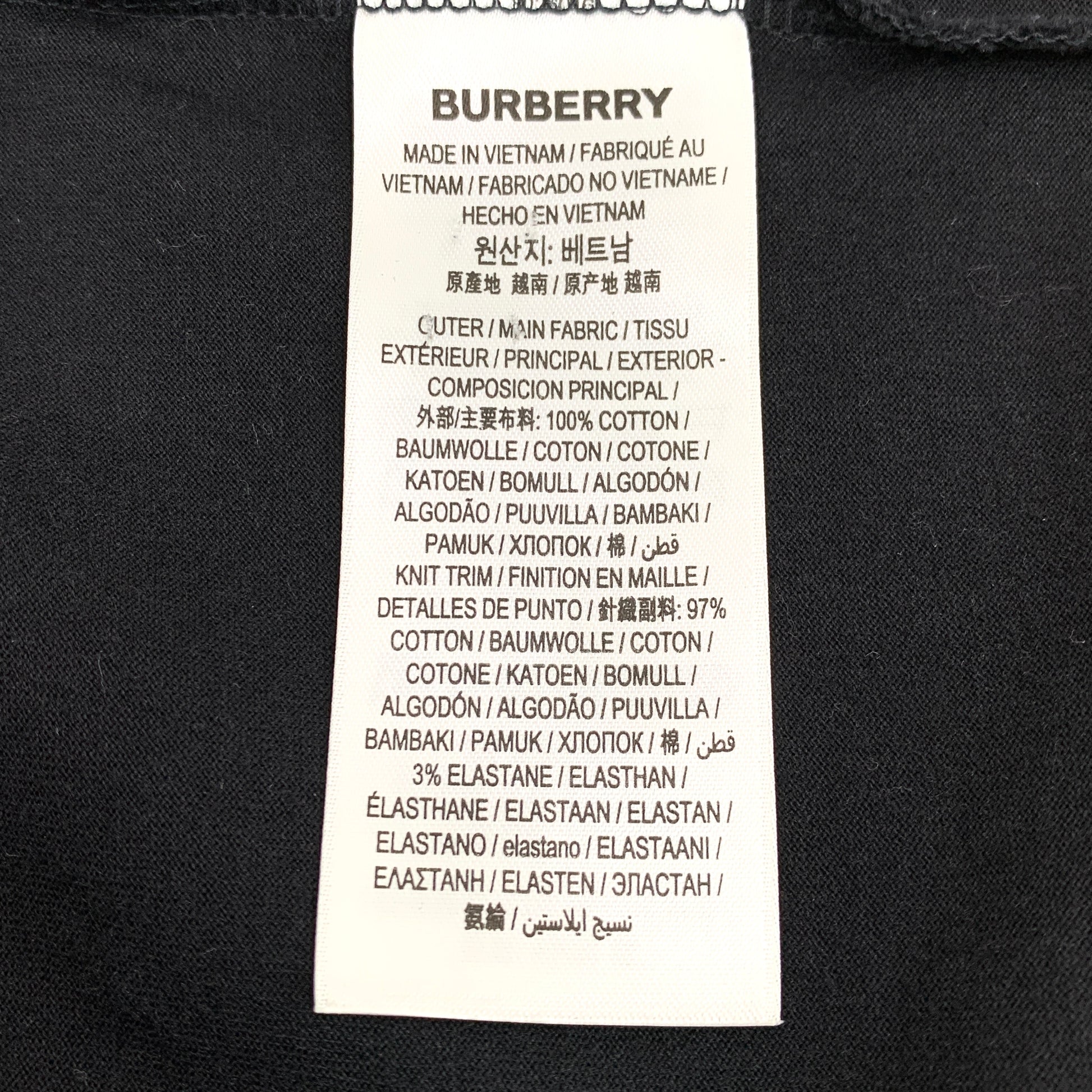 Burberry Harriston Cotton Graphic Tee XS