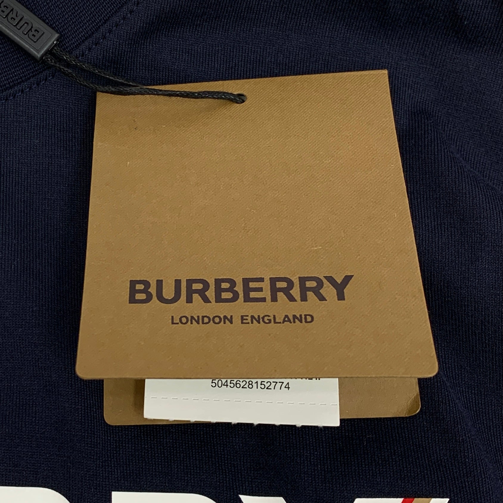 Burberry Logo Print T-shirt Blue xs