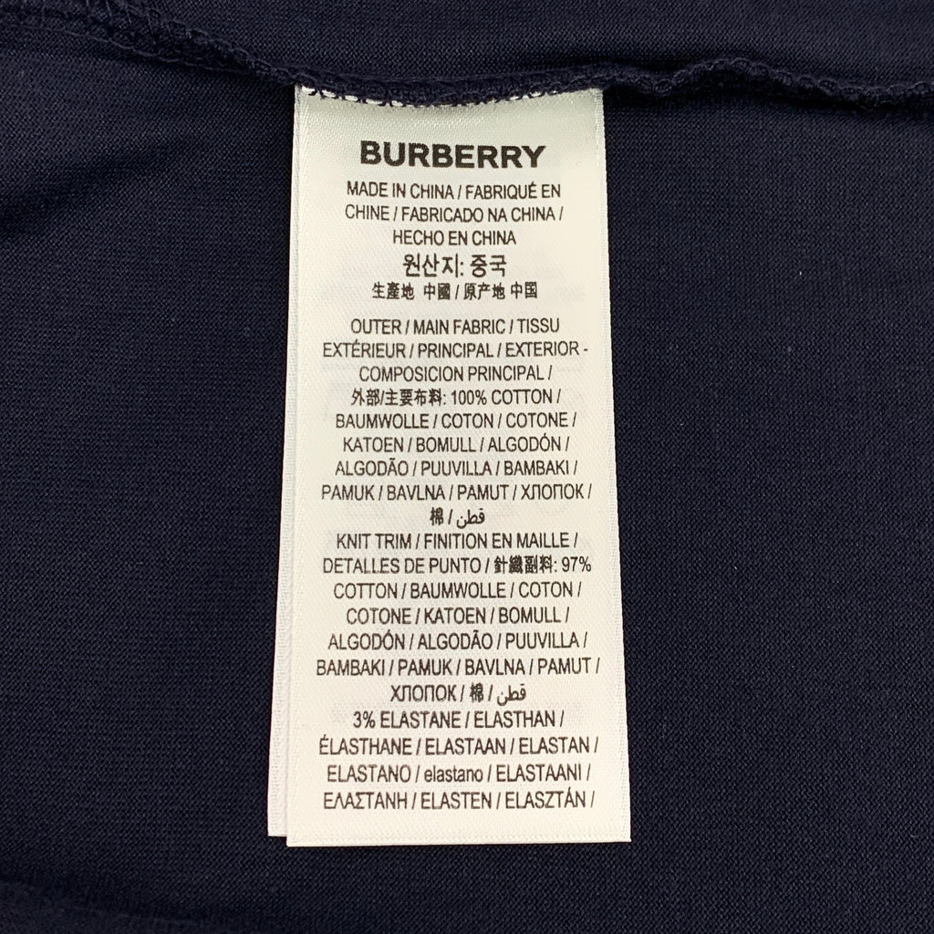 Burberry Logo Print T-shirt Blue xs