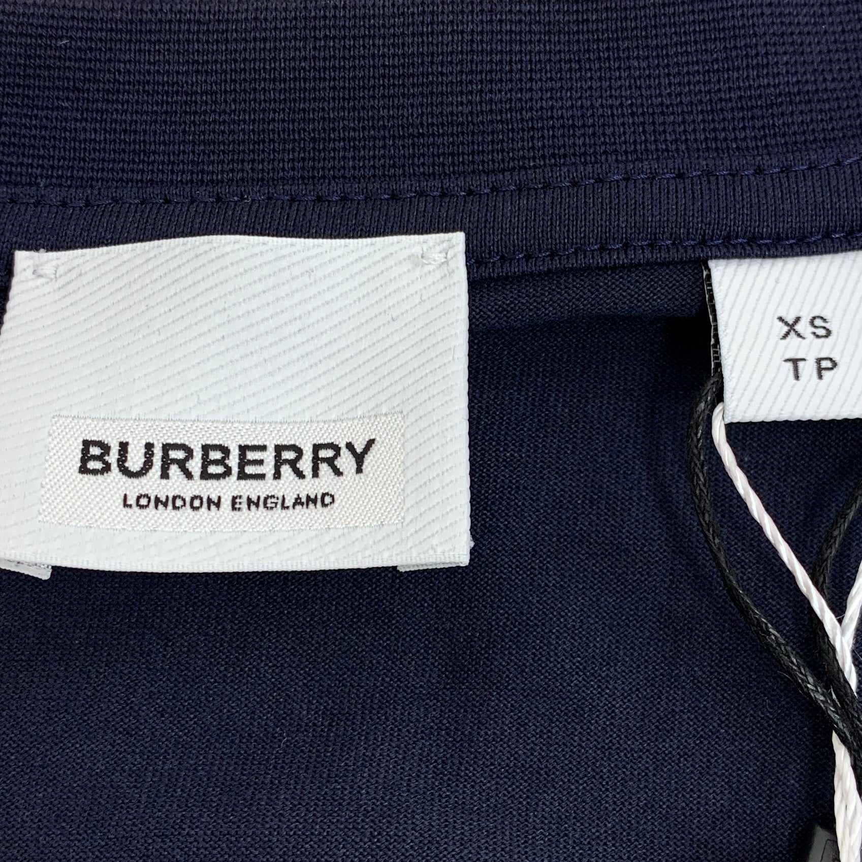 Burberry Logo Print T-shirt Blue xs