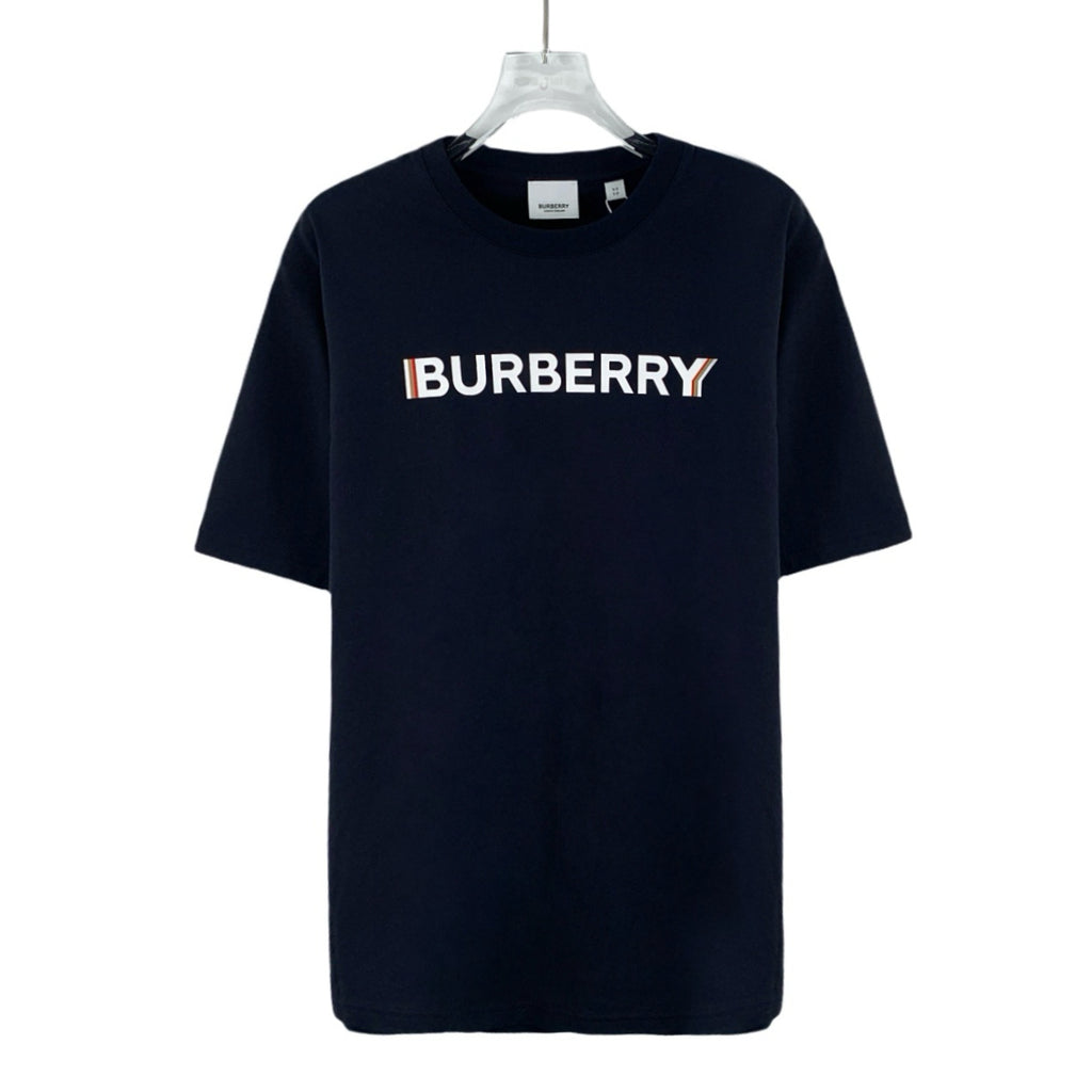 Burberry Logo Print T-shirt Blue xs