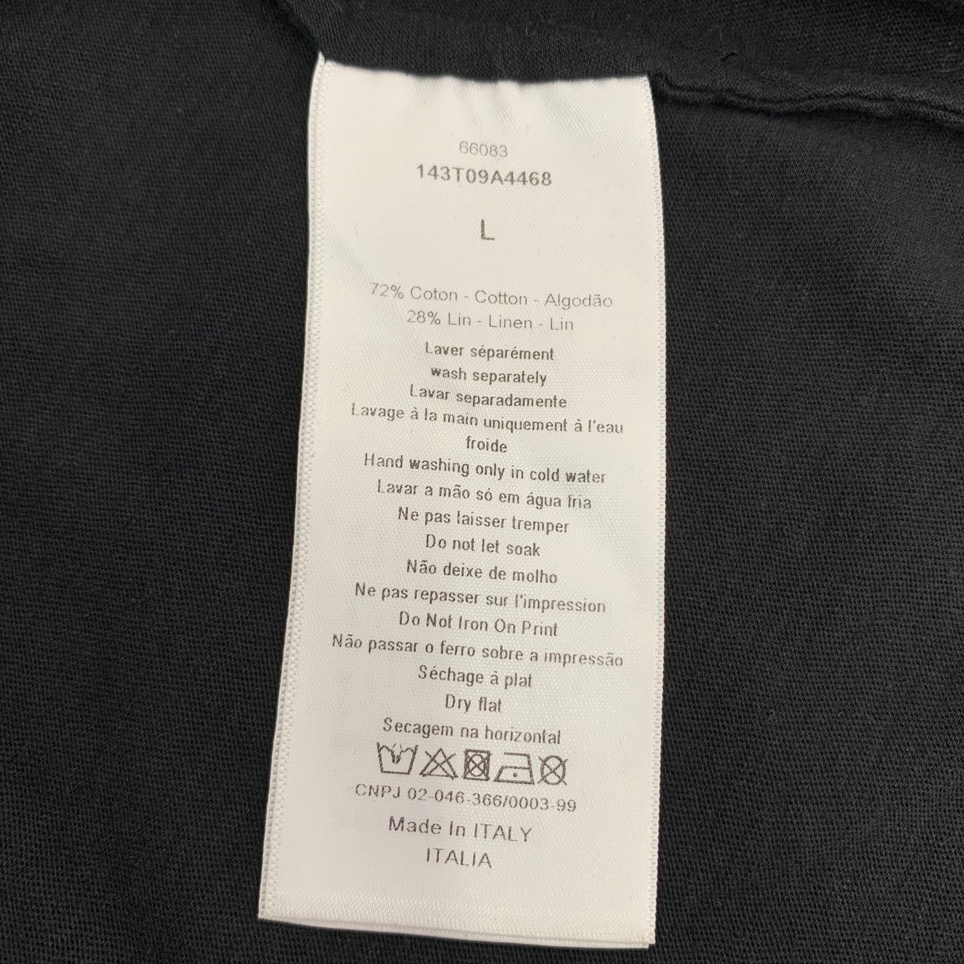 Dior 'Dior Spatial' T-Shirt L