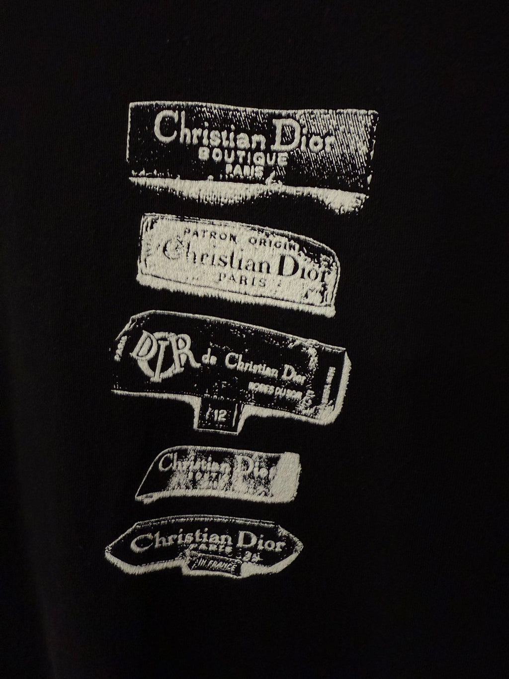 DIOR LOGO SHIRT XL