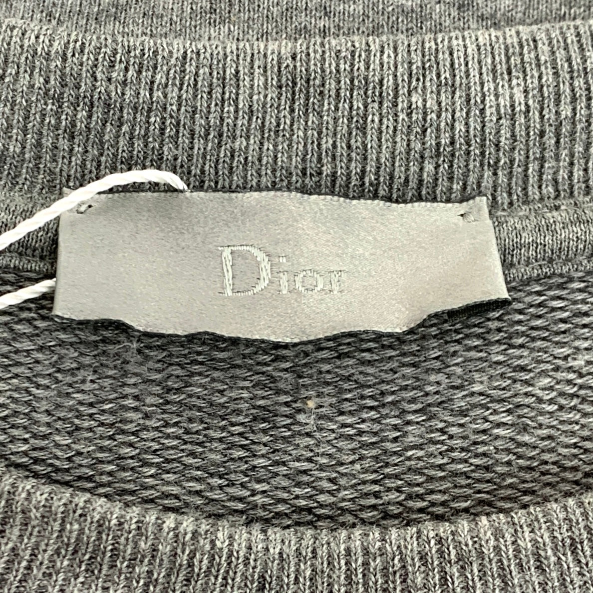 Dior Gray Cotton Women's Sweatshirt XL