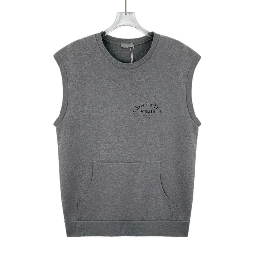 Dior Gray Cotton Women's Sweatshirt XL