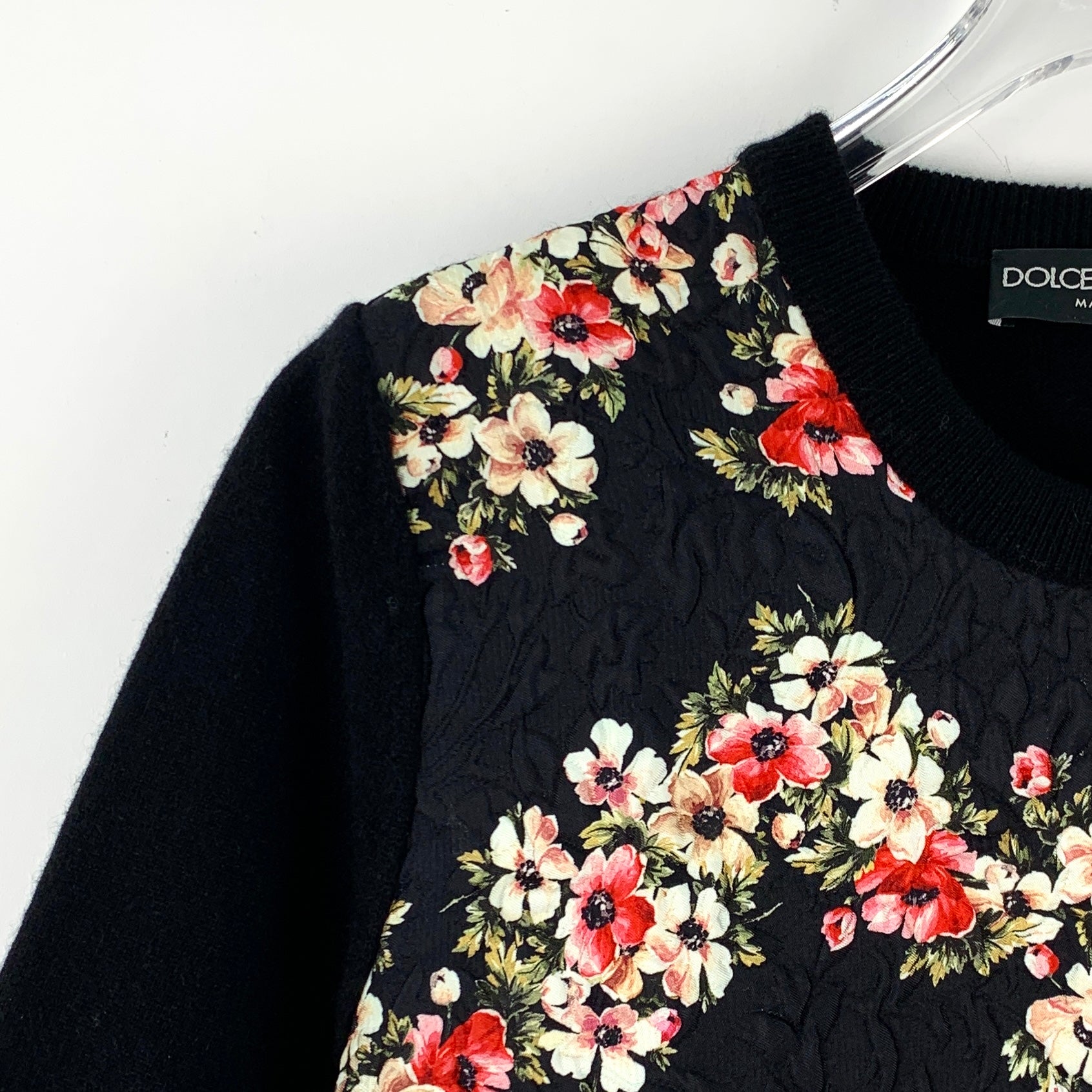 Dolce&Gabbana - Black Floral  Sweater M