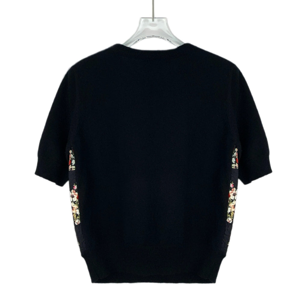 Dolce&Gabbana - Black Floral  Sweater M