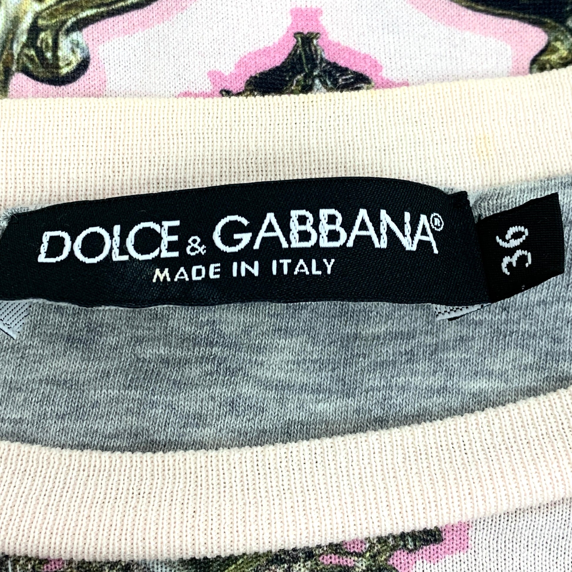 Dolce & Gabbana Multicolour Cotton Top Size 36