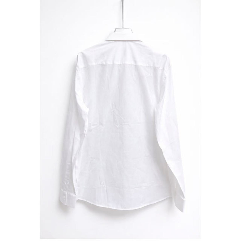 Pre-owned Burberry Shefford Long-Sleeve Shirt (Optic White size xl)