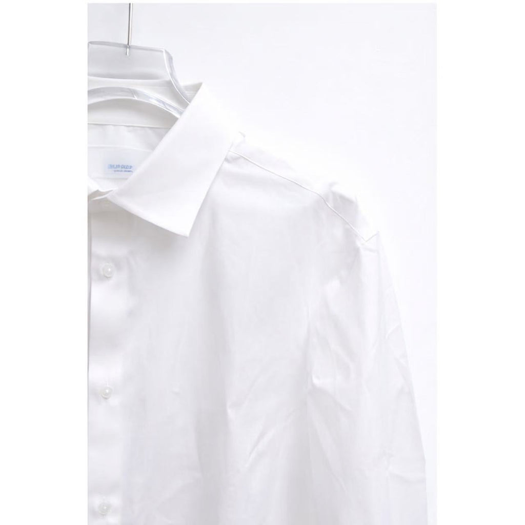 Pre-owned Burberry Shefford Long-Sleeve Shirt (Optic White size xl)