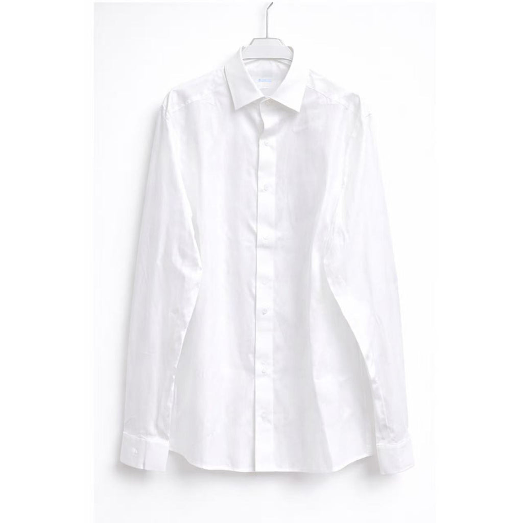 Pre-owned Burberry Shefford Long-Sleeve Shirt (Optic White size xl)