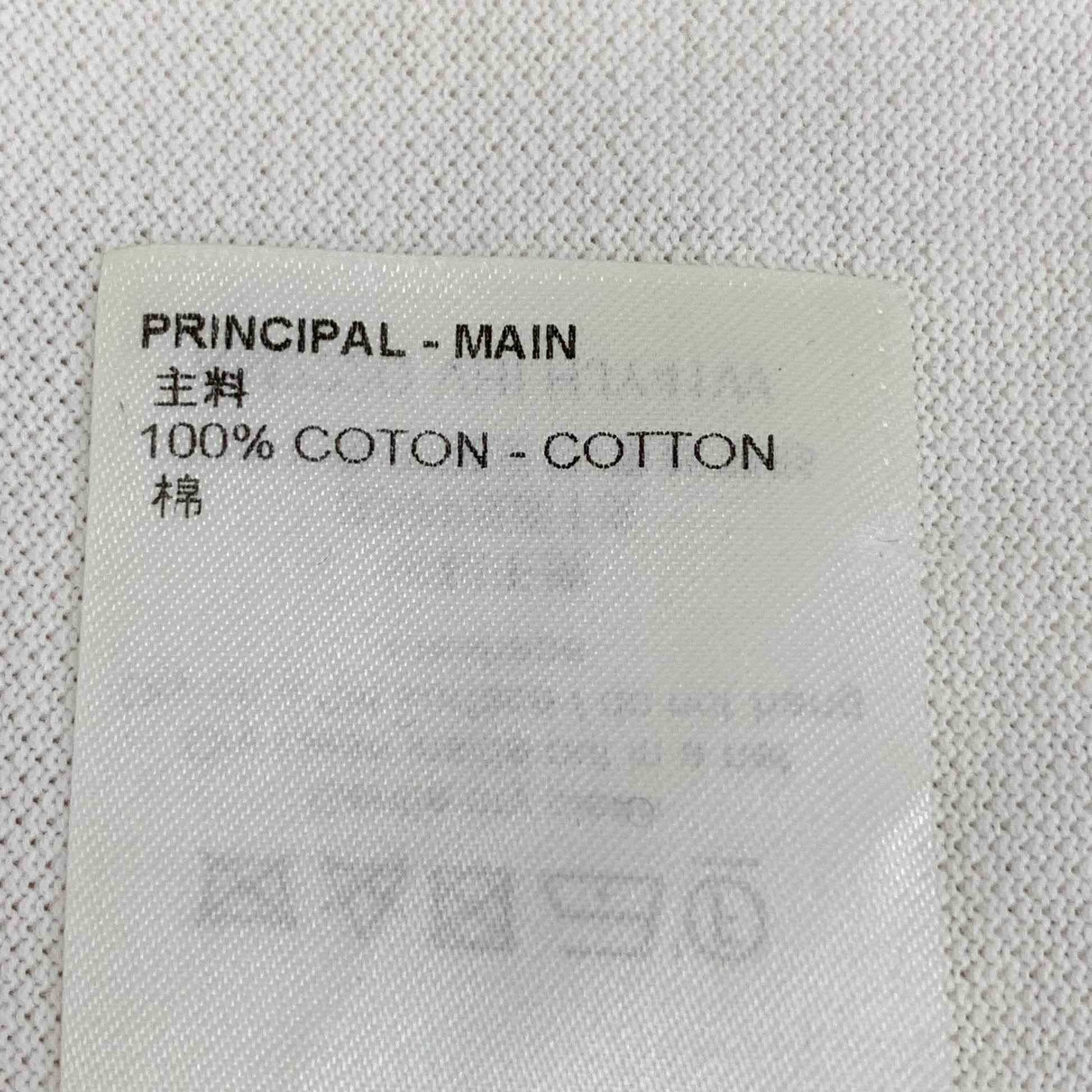 Louis Vuitton Louis Vuitton White Cotton Men's Polo Shirt L